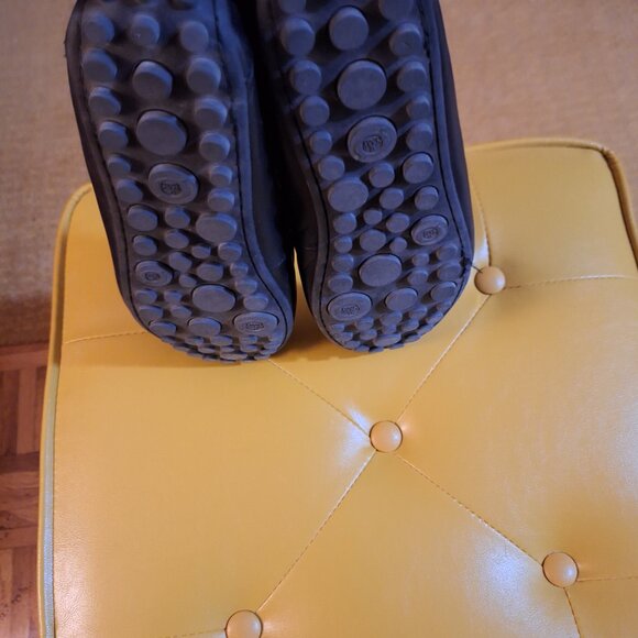 BLACK LEATHER LOAFER. - Picture 4 of 4